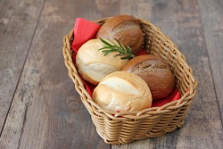 Корзинка с булочками